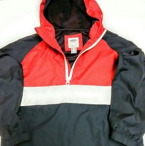 kid's Old Navy Red White and blue Windbreaker
